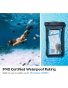 Buy Spigen A601 Universal Waterproof Case Black - SPN2268BLK - {ean13} - Home Screen Store Europe