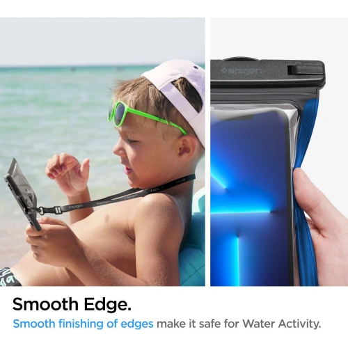Buy Spigen A601 Universal Waterproof Case Black - SPN2268BLK - {ean13} - Home Screen Store Europe