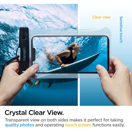 Buy Spigen A601 Universal Waterproof Case Crystal Clear - SPN2269CL - {ean13} - Home Screen Store Europe