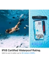 Buy Spigen A601 Universal Waterproof Case Crystal Clear - SPN2269CL - {ean13} - Home Screen Store Europe