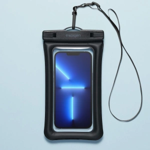 Kup Univerzální vodotěsné pouzdro Spigen A610 Univerzální vodotěsné plovoucí pouzdro černé - SPN2270BLK - {ean13} - Sklep Home Screen