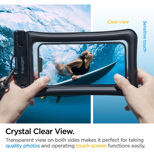Buy Spigen A610 Universal Waterproof Float Case Black - SPN2270BLK - {ean13} - Home Screen Store Europe