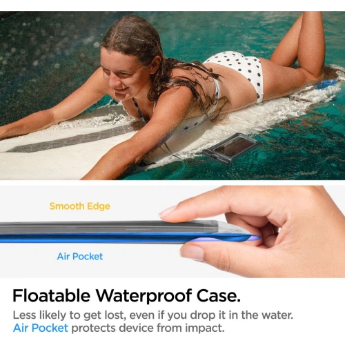 Buy Spigen A610 Universal Waterproof Float Case Black - SPN2270BLK - {ean13} - Home Screen Store Europe