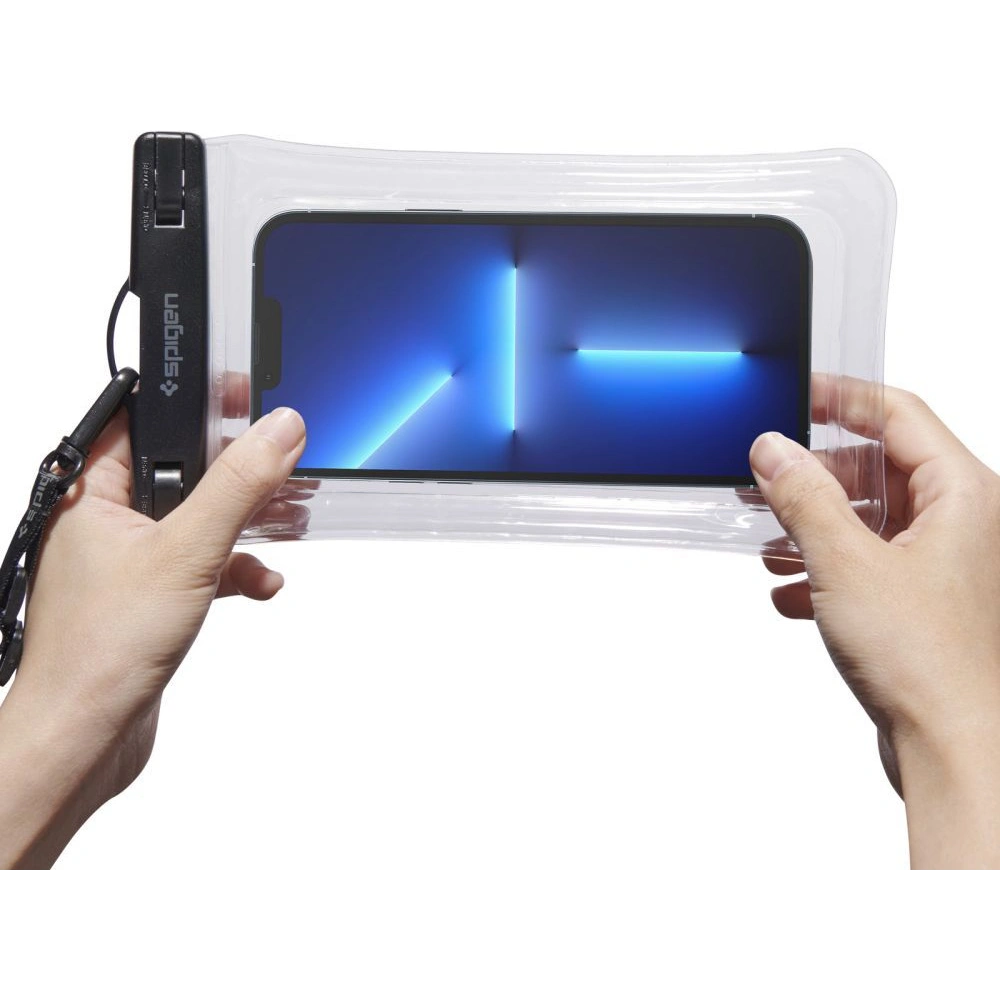 Uniwersalne wodoszczelne etui Spigen A610 Universal Waterproof Float Case Crystal Clear