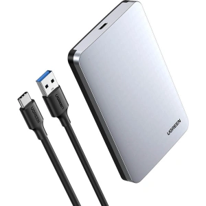 Kup Husă pentru hard disk de 2,5 inch UGREEN CM300 SATA 3.0 6Gbps gri + cablu USB - USB-C 0,5m - UGR1283GRY - {ean13} - Sklep Home Screen