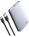 Kapsa na 2,5palcový pevný disk UGREEN CM300 SATA 3.0 6Gbps šedá + kabel USB - USB-C 0,5m