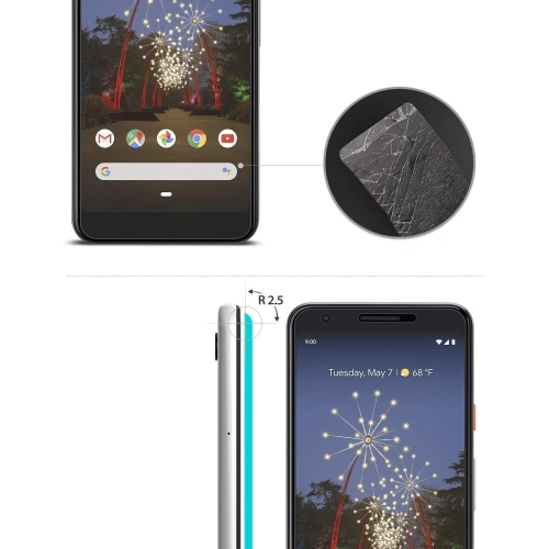 Kup Edzett üveg készlet Ringke ID Glass Google Pixel 3a 3 csomag - RGK917 - {ean13} - Sklep Home Screen