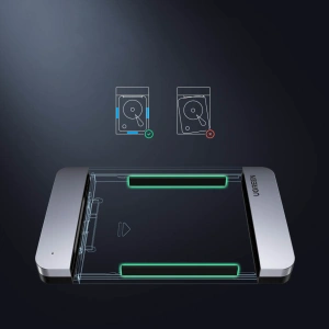 Kup Kieszeń na dysk twardy 2,5 cala UGREEN CM300 SATA 3.0 6Gbps szary + kabel USB - USB-C 0,5m - UGR1283GRY - {ean13} - Sklep Home Screen