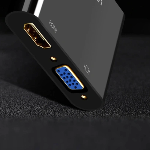 Kup Adaptér konvertor UGREEN CM101 mini HDMI (samec) - VGA (samice) / HDMI (samice) + mini jack 3,5mm (samice) černý - UGR1284BLK - {ean13} - Sklep Home Screen