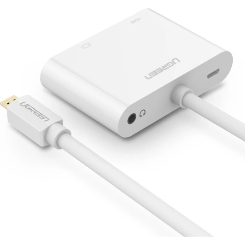 Kup Videoadaptér UGREEN MM115 micro HDMI - HDMI + VGA 30cm černý - UGR1285BLK - {ean13} - Sklep Home Screen