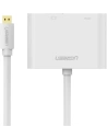 Kup Videoadaptér UGREEN MM115 micro HDMI - HDMI + VGA 30cm černý - UGR1285BLK - {ean13} - Sklep Home Screen
