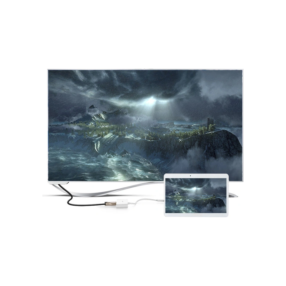 Adapter video UGREEN MM115 micro HDMI - HDMI + VGA 30cm czarny