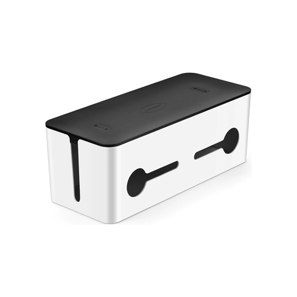 Organizer do kabli UGREEN LP110 pojemnik na listwy S 27,8x13x12,8cm czarno-biały