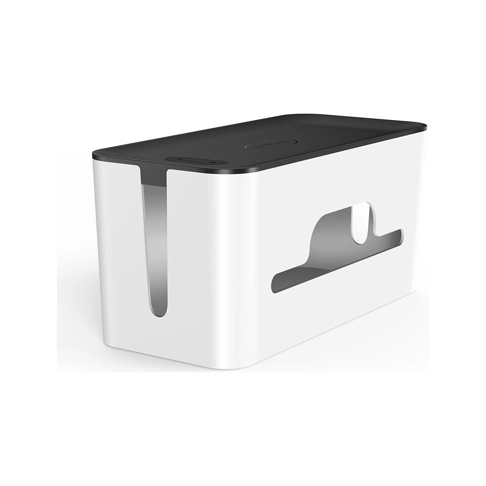Organizer do kabli UGREEN LP110 pojemnik na listwy S 27,8x13x12,8cm czarno-biały