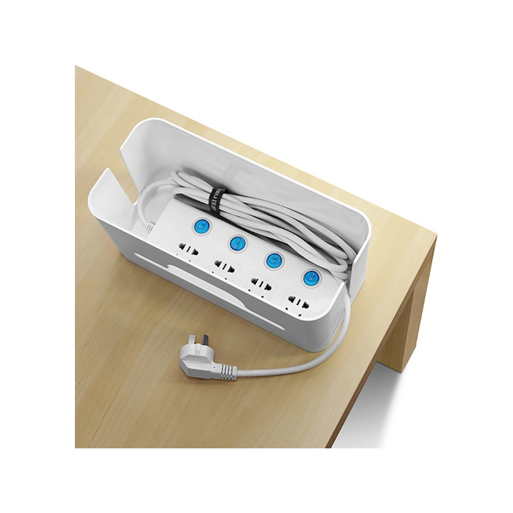 Organizer do kabli UGREEN LP110 pojemnik na listwy S 27,8x13x12,8cm czarno-biały