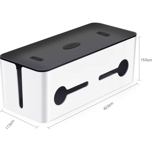 Kup UGREEN LP110 kábelrendező fekete-fehér 42,5x17,5x15,5 cm méretű hosszabbító doboz - UGR1287BLKWHT - {ean13} - Sklep Home Screen