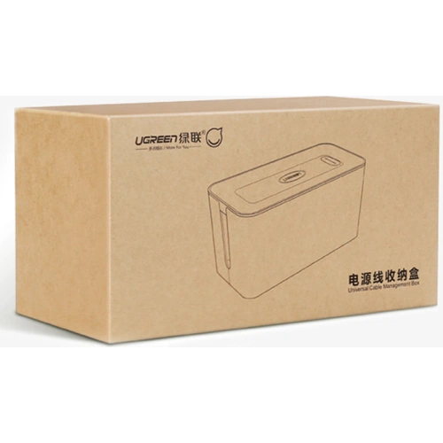Kup UGREEN LP110 kábelrendező fekete-fehér 42,5x17,5x15,5 cm méretű hosszabbító doboz - UGR1287BLKWHT - {ean13} - Sklep Home Screen