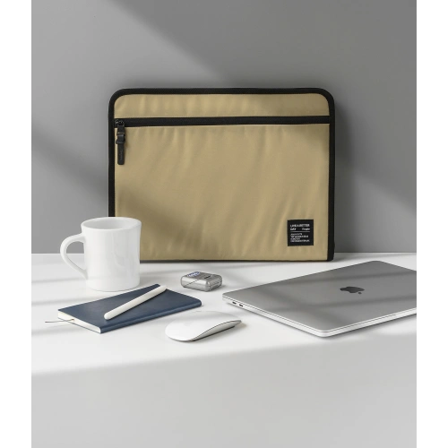Buy Ringke Smart Zip Pouch for tablet/laptop to 13 inch Light Beige - RGK1610BEI - {ean13} - Home Screen Store Europe