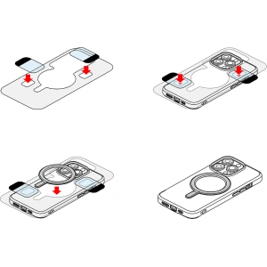 Adapter Ringke Magnetic Ring Plate MagSafe White