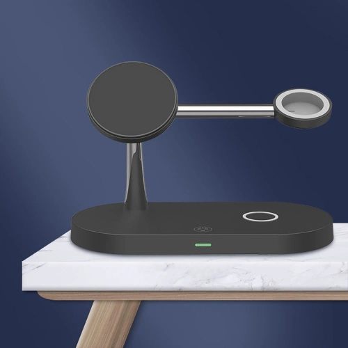 Kup Bezdrátová nabíječka MagSafe Tech-Protect A14 3in1 Magnetic Wireless Charger Black - THP1136BLK - {ean13} - Sklep Home Screen