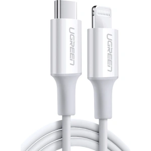 Kabel UGREEN US171 USB-C - Lightning MFi 3A 1.5m biały