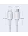 Kup Cablul UGREEN US171 USB-C - Lightning MFi 3A 1.5m alb - UGR1290WHT - {ean13} - Sklep Home Screen