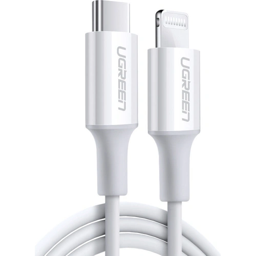 Kup Kabel UGREEN US171 USB-C - Lightning MFi 3A 0.5m bílý - UGR1292WHT - {ean13} - Sklep Home Screen
