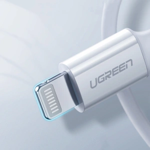 Kabel UGREEN US171 USB-C - Lightning MFi 3A 0.5m biały