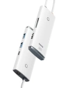 Kup Hub 6-in-1 Baseus Lite Series, USB-C zu 2x USB 3.0 + HDMI + USB-C + TF/SD (weiß) - BSU3373WHT - {ean13} - Sklep Home Screen