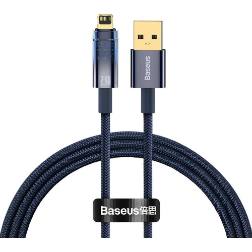 Kup Kabel Baseus Explorer USB - Lightning 2.4A 1m (modrý) - BSU3376BLU - {ean13} - Sklep Home Screen