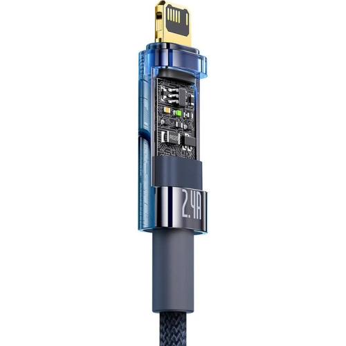 Kup Kabel Baseus Explorer USB - Lightning 2.4A 1m (modrý) - BSU3376BLU - {ean13} - Sklep Home Screen