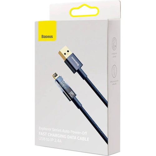Kup Kabel Baseus Explorer USB - Lightning 2.4A 1m (modrý) - BSU3376BLU - {ean13} - Sklep Home Screen