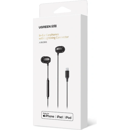 Kup UGREEN EP104 Lightning MFI Kopfhörer 1.15m schwarz - UGR1293BLK - {ean13} - Sklep Home Screen