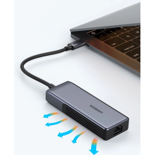 Kup UGREEN CM312 USB-C Adapter - Ethernet RJ-45 5Gbps schwarz - UGR1294BLK - {ean13} - Sklep Home Screen