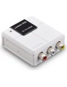 Convertor UGREEN analog-digital pentru semnal audio-video RCA - HDMI alb