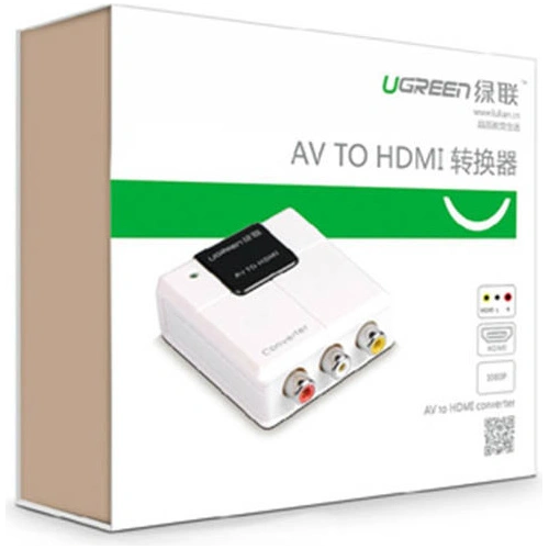 Buy UGREEN converter of analog-to-digital audio-video signal RCA - HDMI white - UGR1295WHT - {ean13} - Home Screen Store Europe