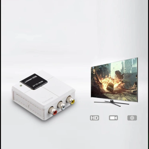 Buy UGREEN converter of analog-to-digital audio-video signal RCA - HDMI white - UGR1295WHT - {ean13} - Home Screen Store Europe