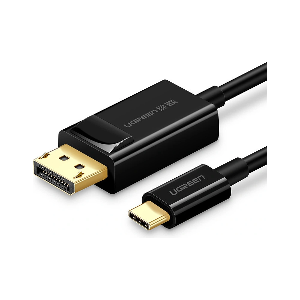 Adapter jednokierunkowy UGREEN MM139 USB-C - Display Port 4K 1,5m czarny