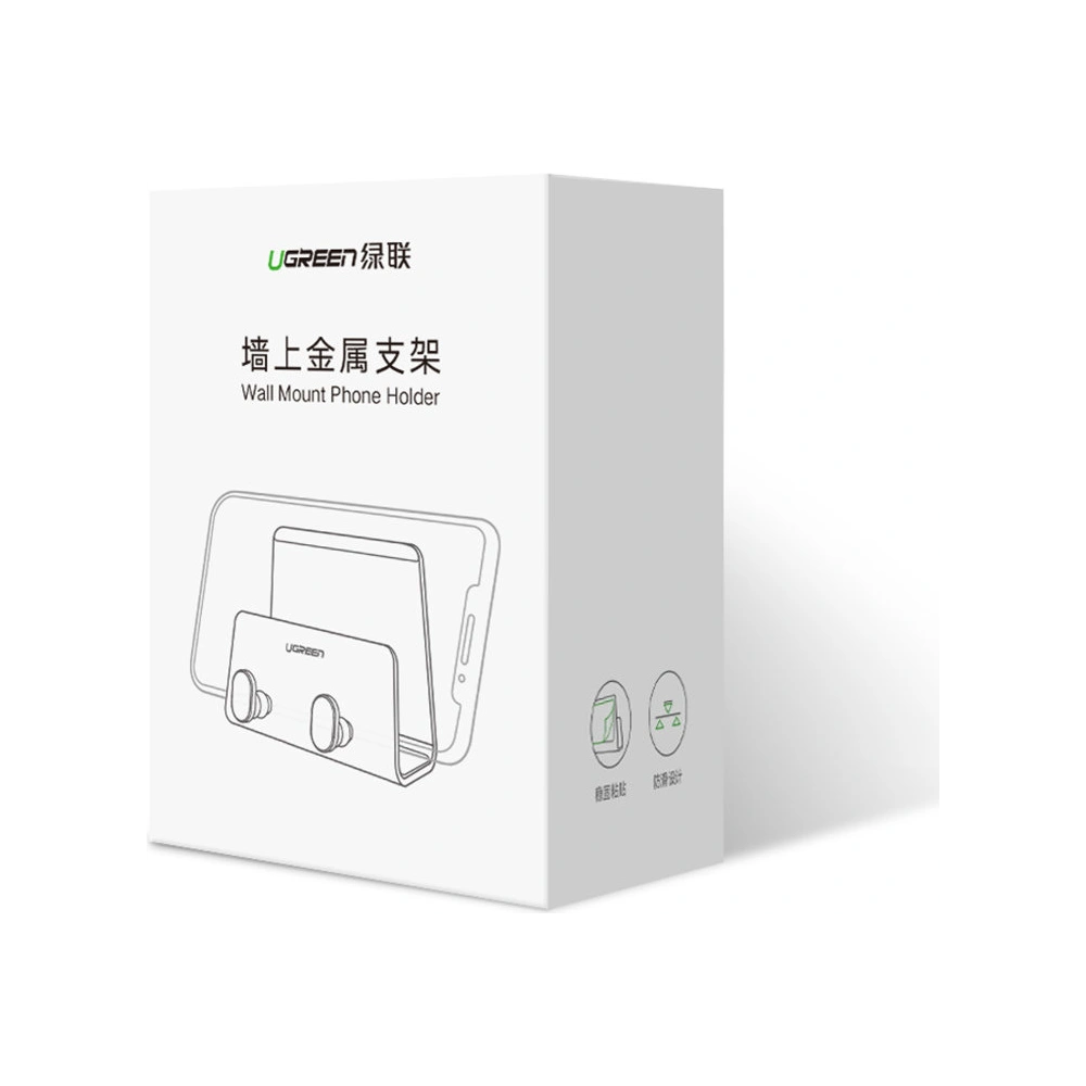 Uchwyt ścienny UGREEN LP193 do smartfona tabletu czarny