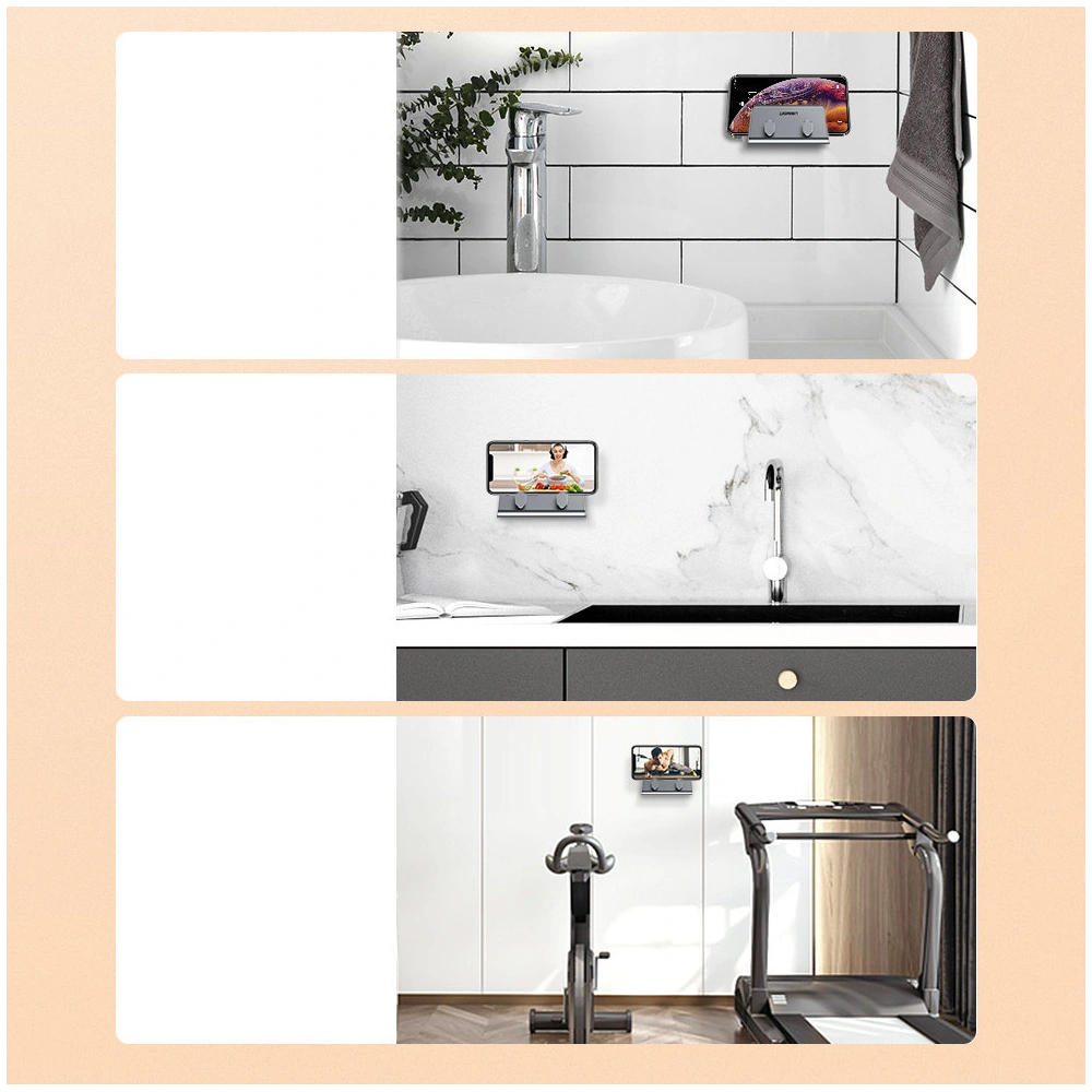 Uchwyt ścienny UGREEN LP193 do smartfona tabletu czarny