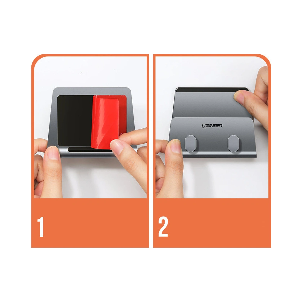 Uchwyt ścienny UGREEN LP193 do smartfona tabletu czarny