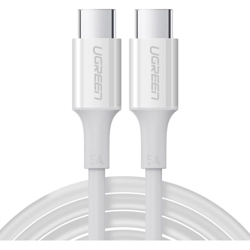 Buy UGREEN US300 cable USB Type C - USB Type C PD 100W 5A 2m white - UGR1300WHT - {ean13} - Home Screen Store Europe