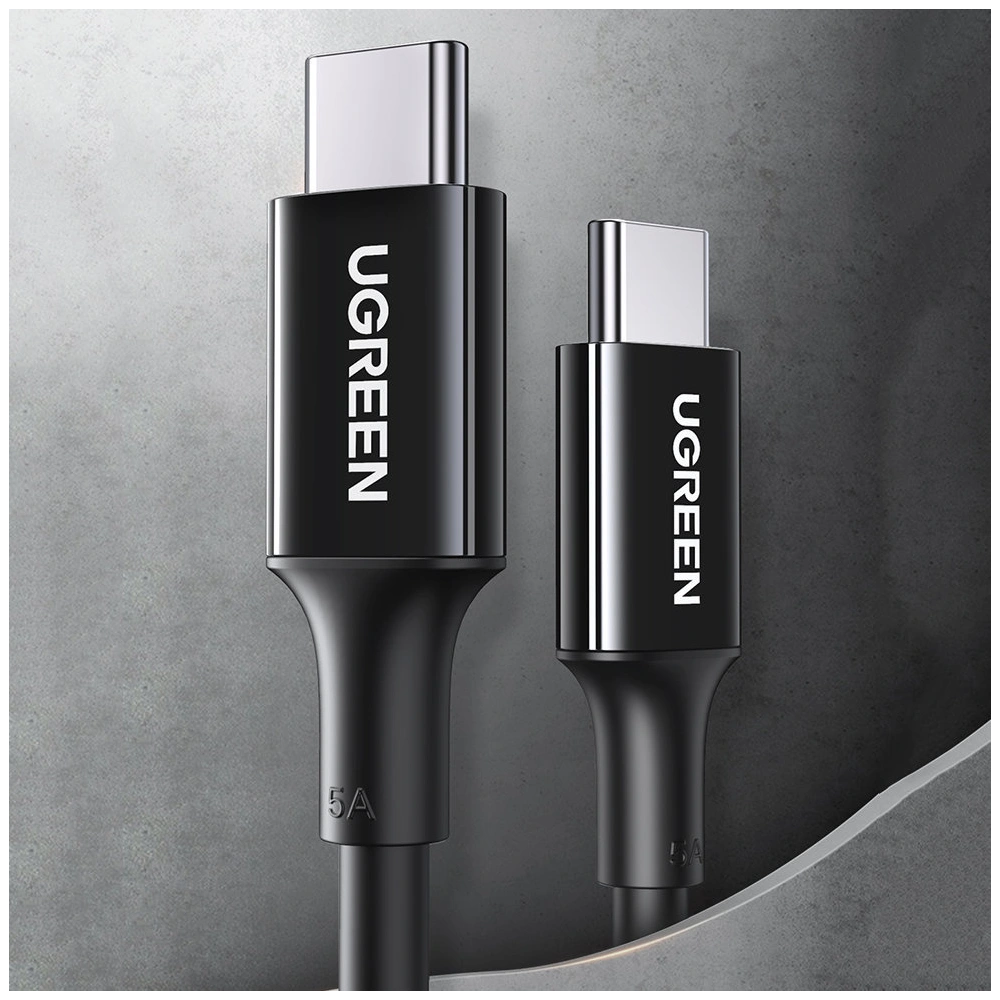 Kabel UGREEN US300 USB-C - USB-C PD 100W 5A 2m biały