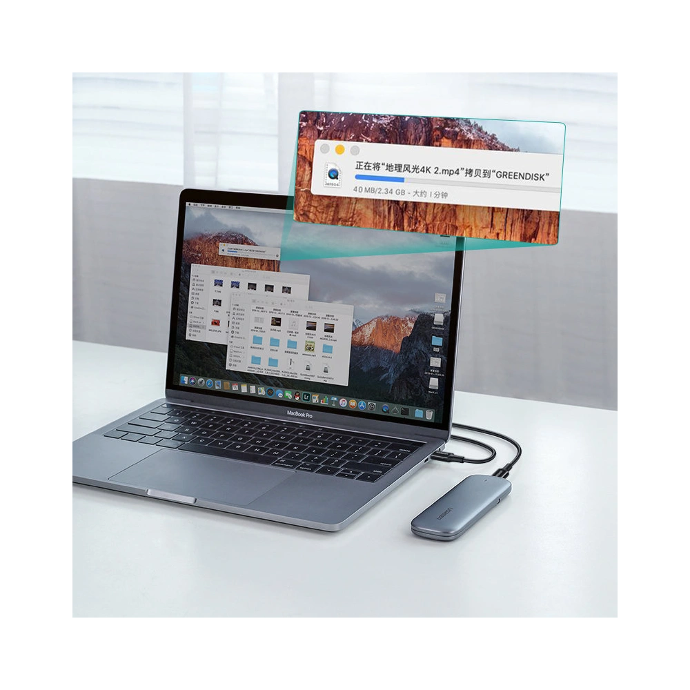 Kabel UGREEN US300 USB-C - USB-C PD 100W 5A 2m biały