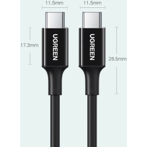 Kabel UGREEN US300 USB-C - USB-C PD 100W 5A 2m biały