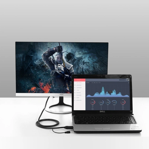 Kup UGREEN MM101 HDMI - VGA átalakító microUSB táplálással 1.5m fekete - UGR1301BLK - {ean13} - Sklep Home Screen