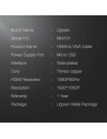 Kup UGREEN MM101 HDMI - VGA átalakító microUSB táplálással 1.5m fekete - UGR1301BLK - {ean13} - Sklep Home Screen