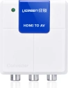 Buy UGREEN adapter converter HDMI - AV (RCA) white - UGR1302WHT - {ean13} - Home Screen Store Europe