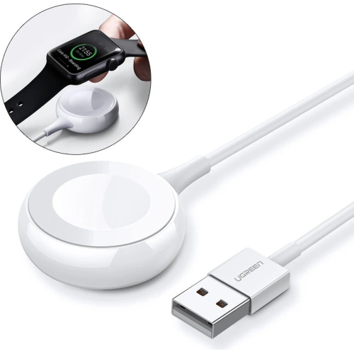 Kup Bezprzewodowa ładowarka UGREEN CD177 MFI Qi do Apple Watch 1m biały - UGR1304WHT - {ean13} - Sklep Home Screen