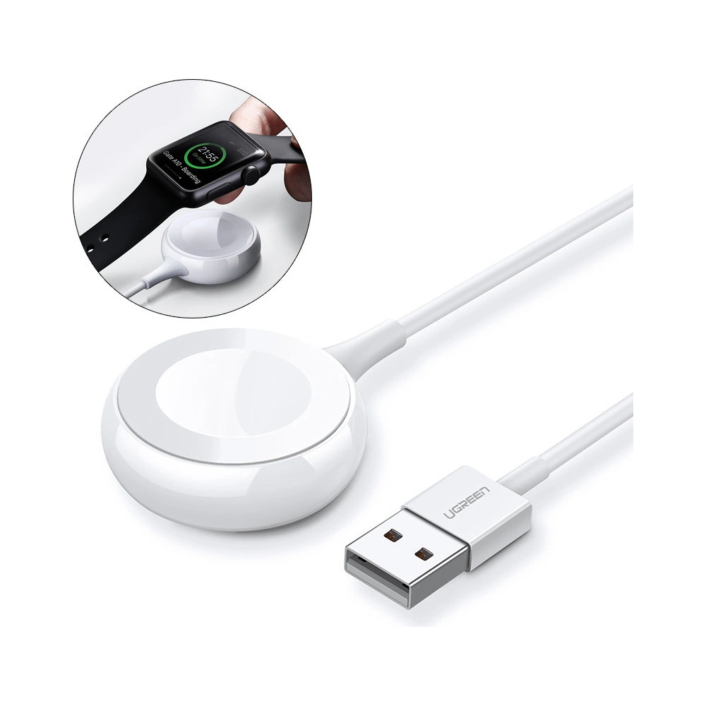 Bezprzewodowa ładowarka UGREEN CD177 MFI Qi do Apple Watch 1m biały